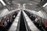 Commuters at Holborn station have been urged to stand on both sides of the escalator in a bid to relieve congestion