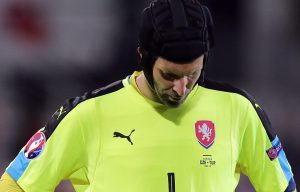 Goalkeeper Petr Cech of Czech Republic