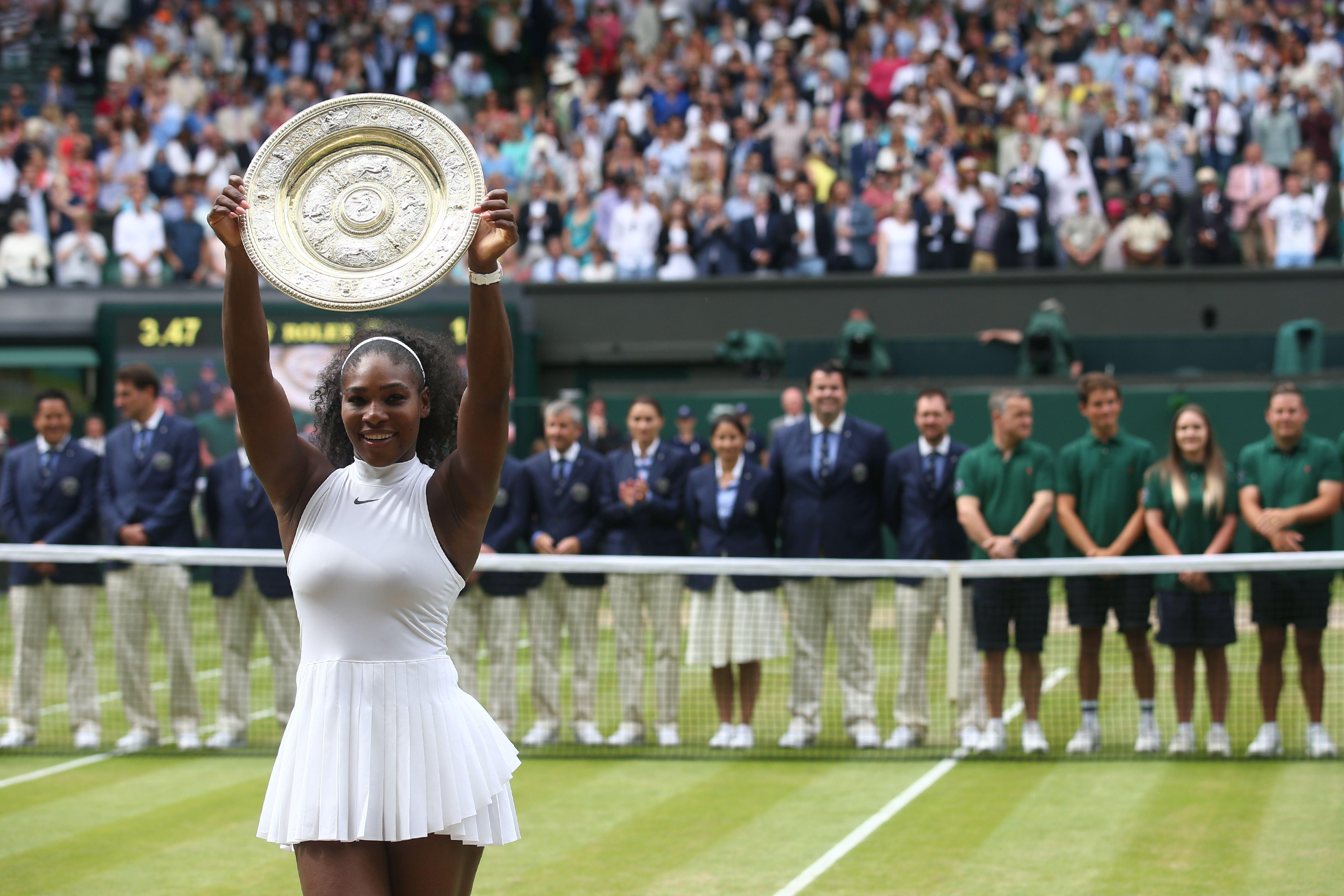  The dish has been presented to the women's singles champion since 1886