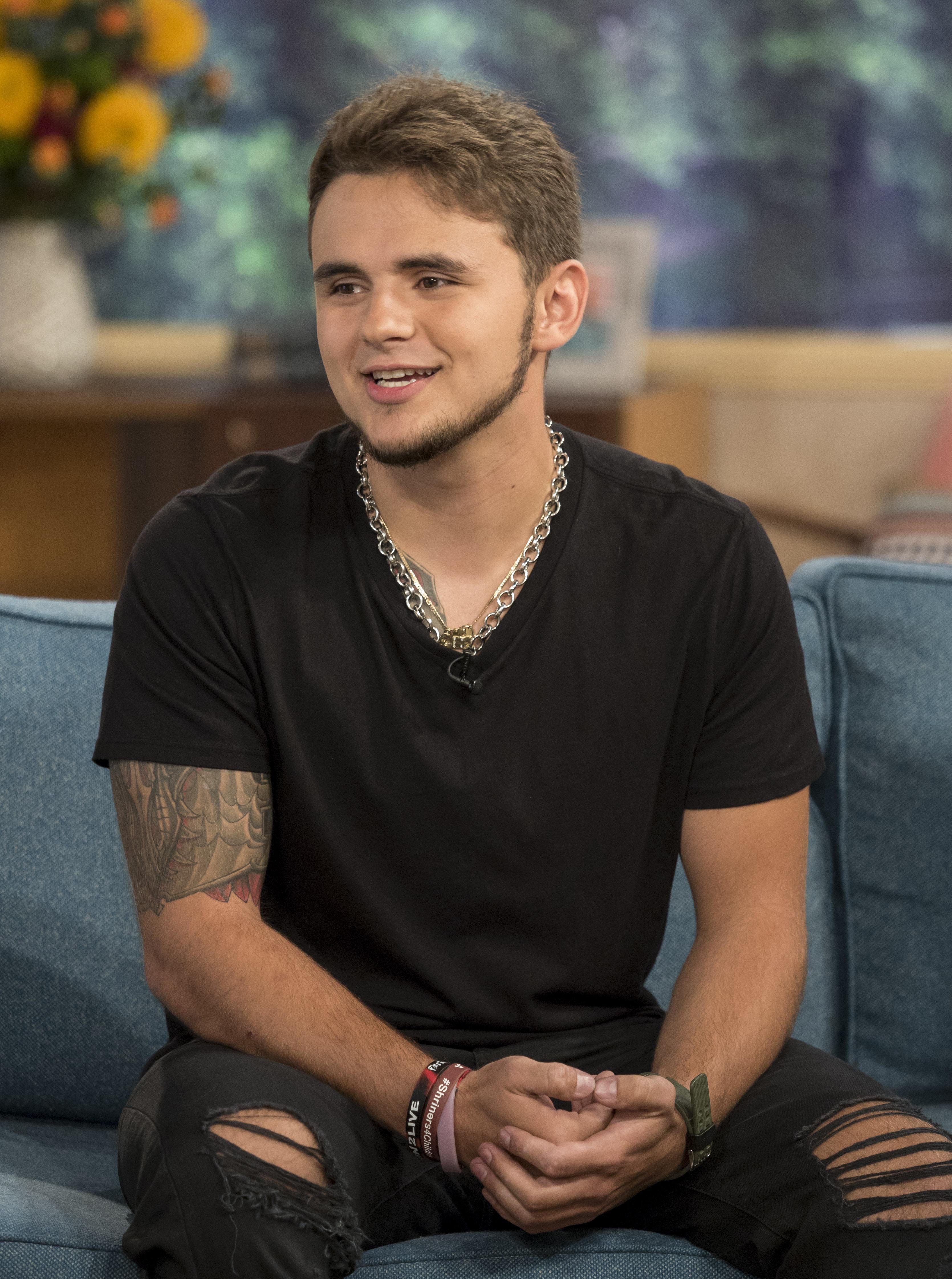  Michael Jackson's son Prince appeared on This Morning today