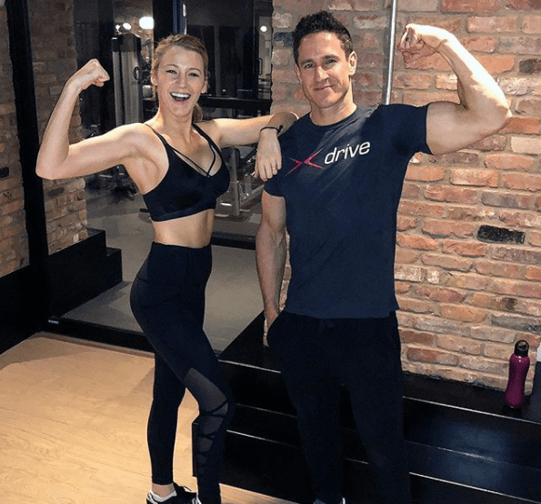  The actress, 30, revealed her impressive toned stomach on Instagram as she worked out with her personal trainer Don Saladino