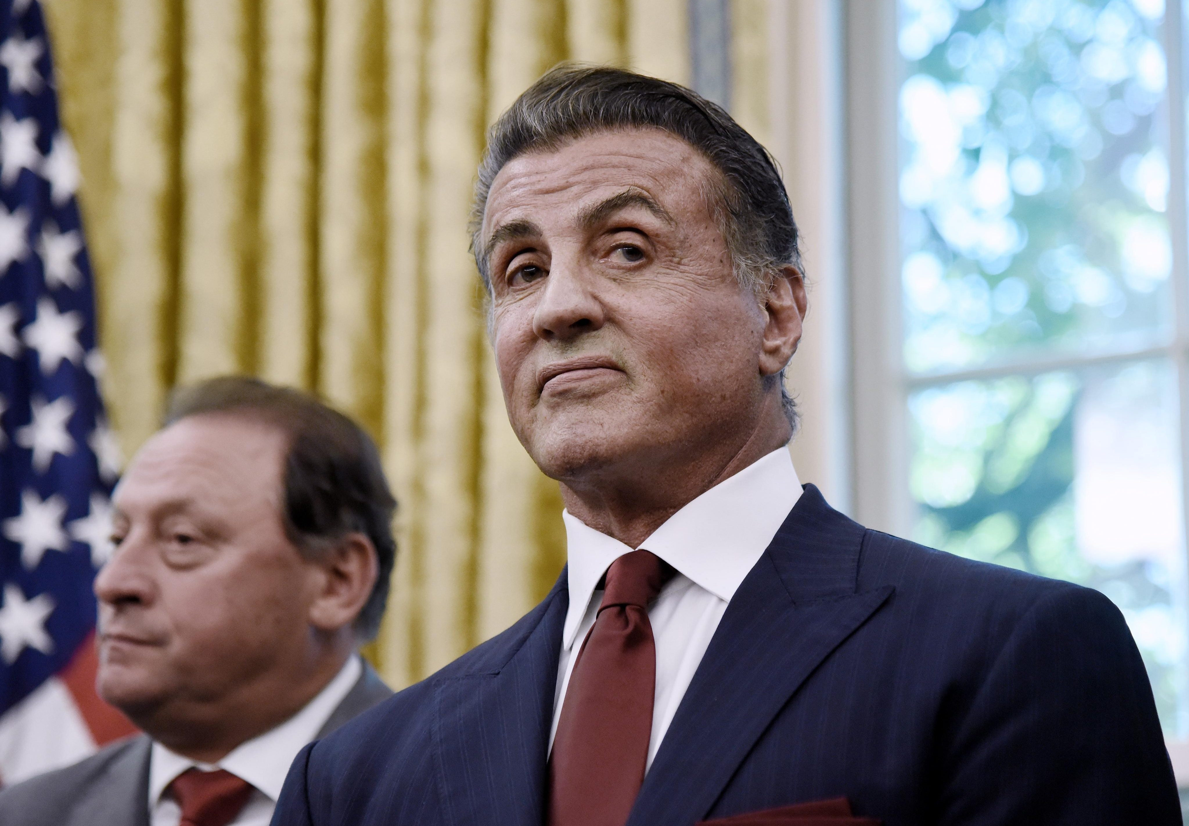  Stallone had led the fight to get the boxer pardoned by Trump