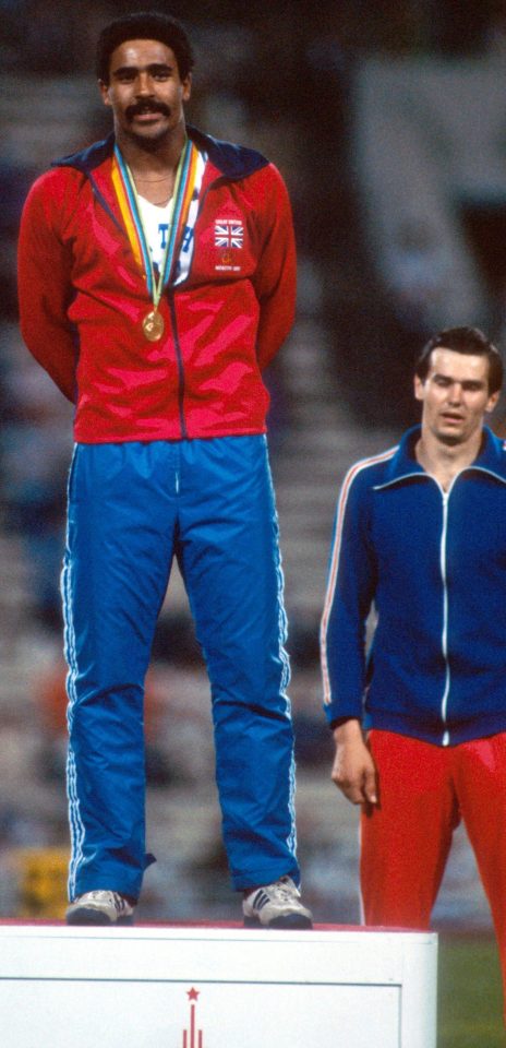  Daley Thompson won the first of his Olympic gold medals in 1980