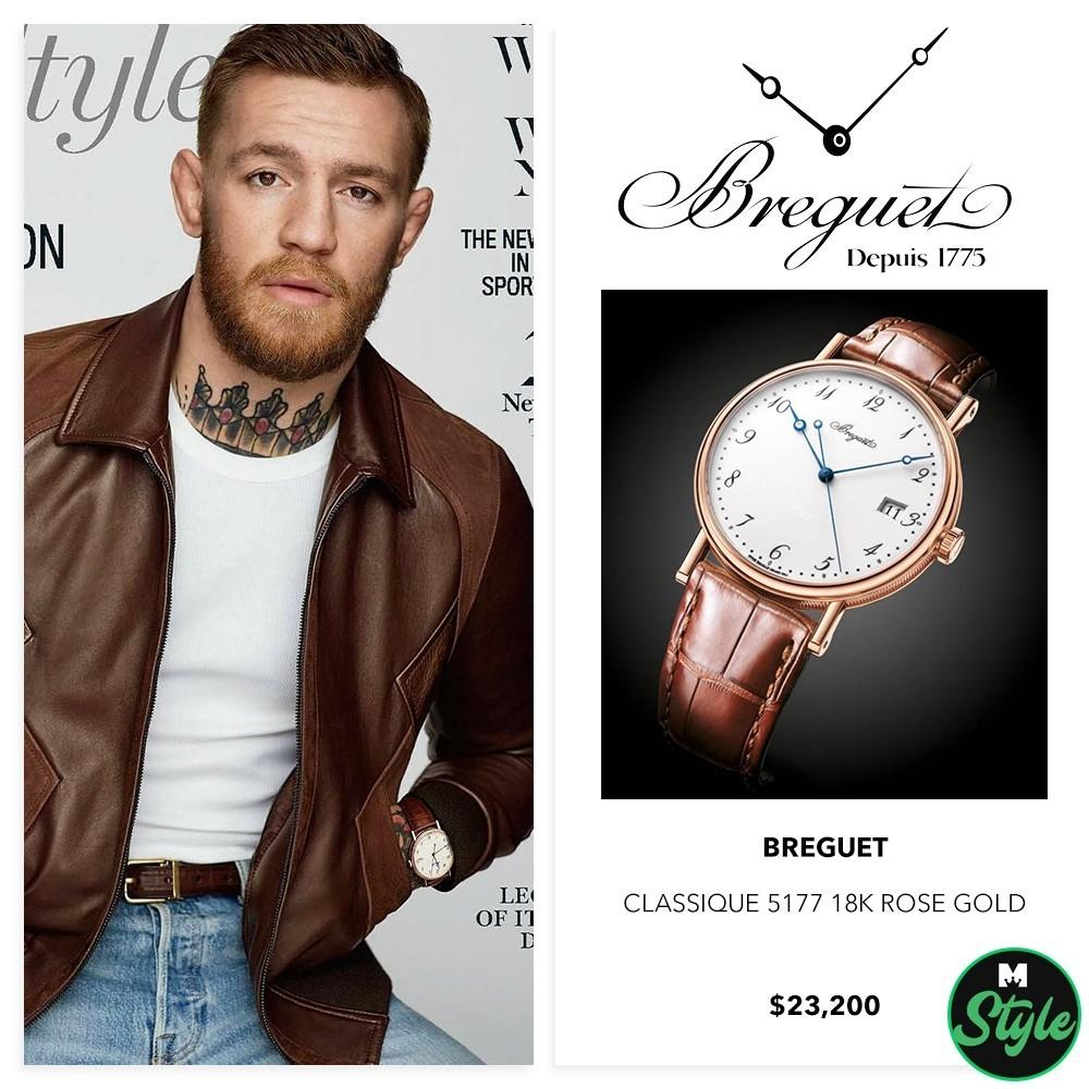  As a multi-millionaire, McGregor has an impressive watch collection