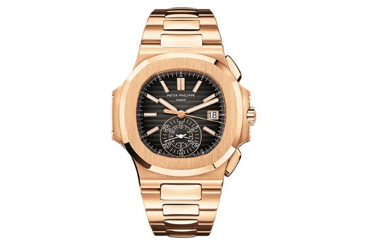  Wrapped in rose gold,  McGregor's Patek Philippe Nautilus is a bold fashion statement