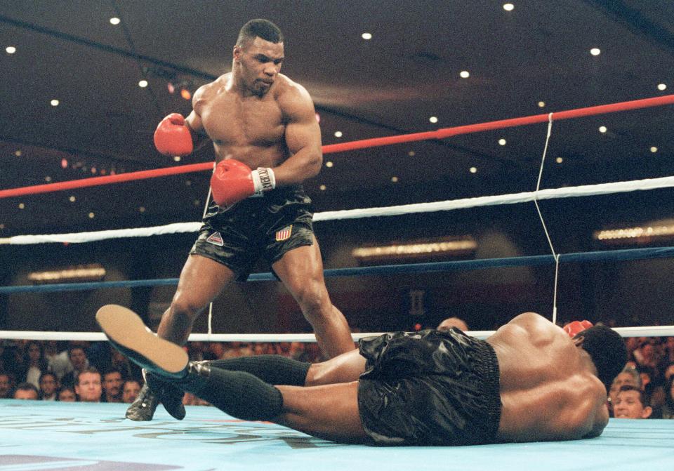  Tyson scored 44 of his 50 wins inside the distance, the American had a 88 per cent KO ratio