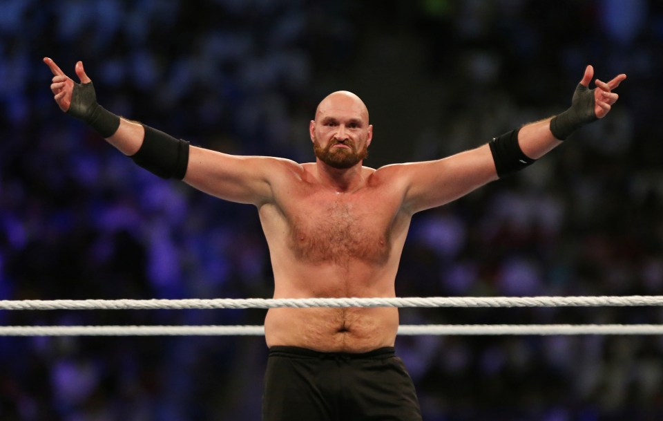  WBC king Tyson Fury starred in the WWE last year and could return