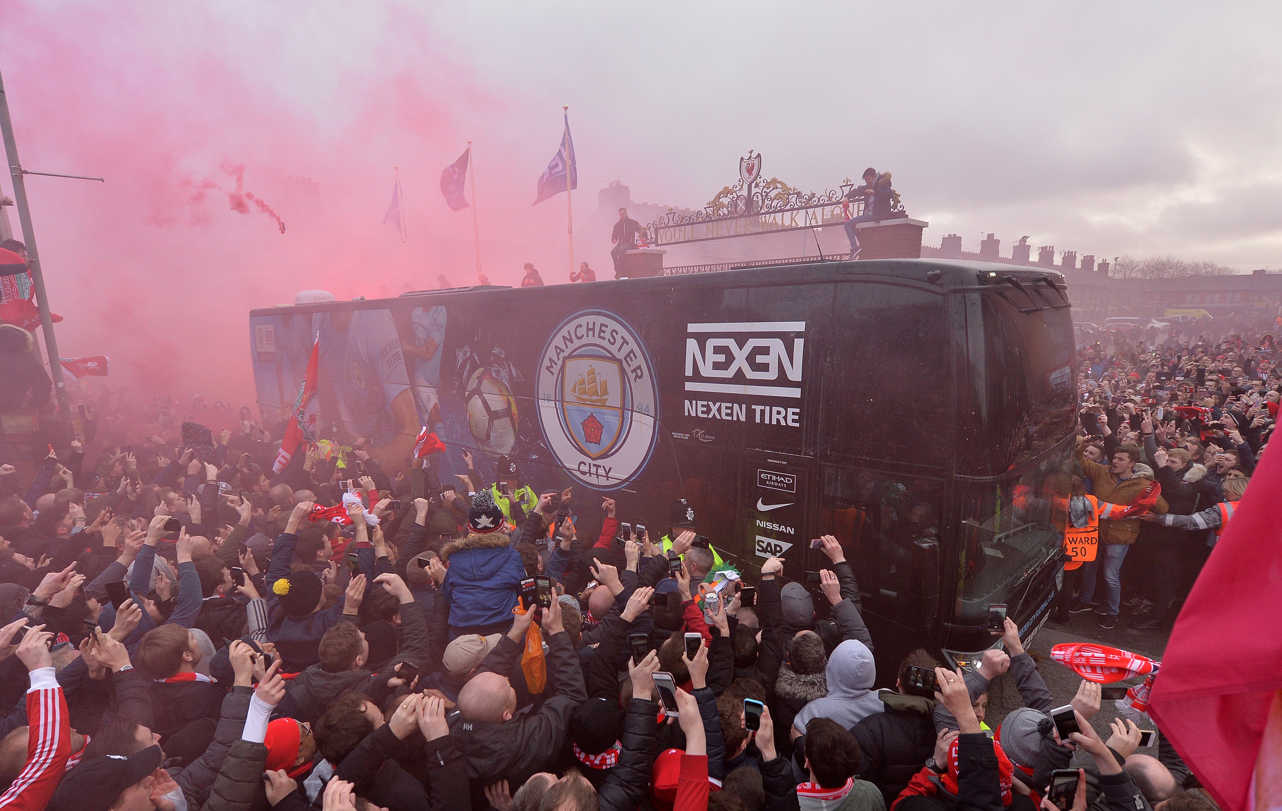  Liverpool fans are planning to 'welcome' Manchester City to Anfield