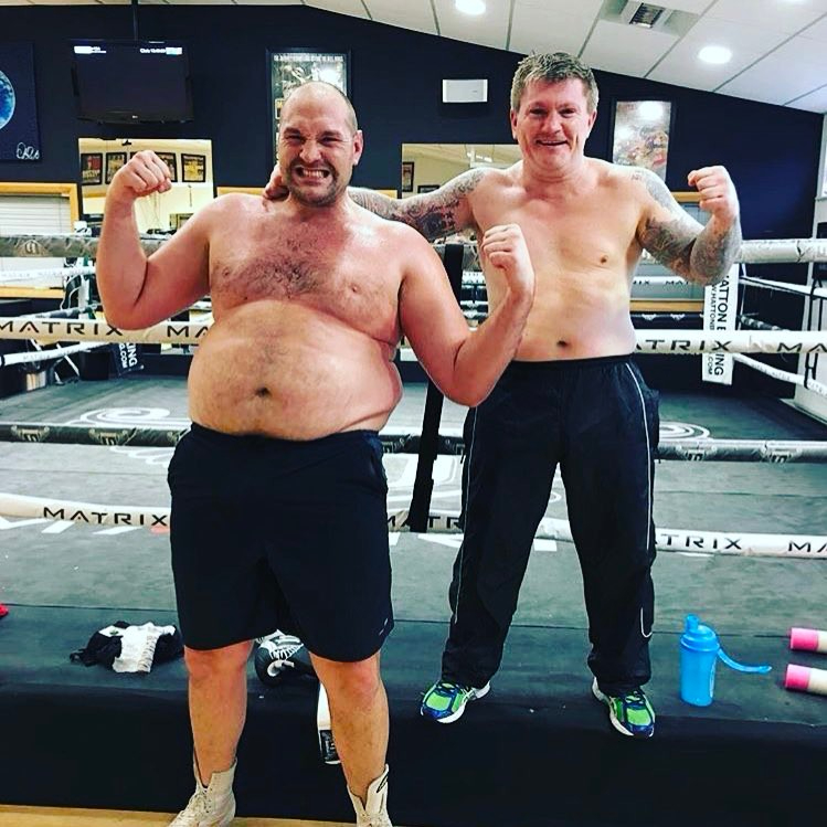  Boxer Tyson Fury, snapped alongside ex-champ Ricky Hatton, discusses turning his life around after battling drug addiction and depression