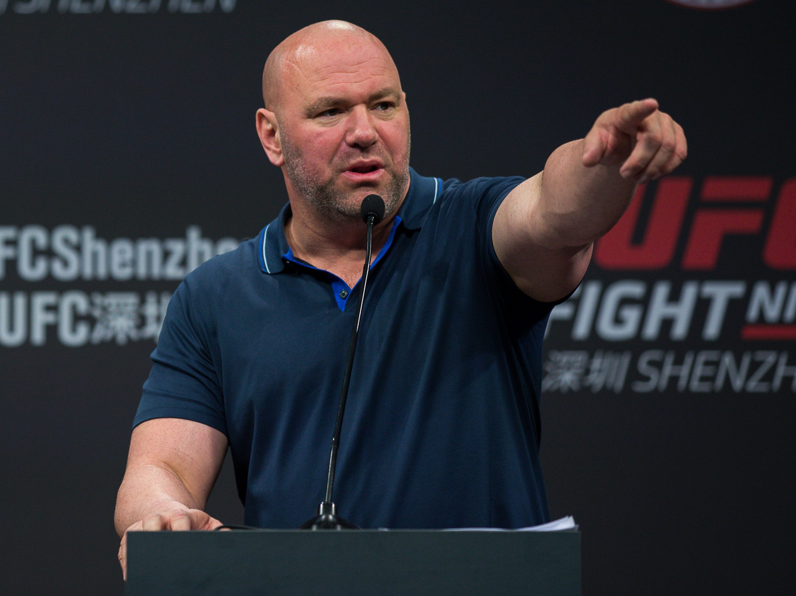  UFC chief Dana White has ridiculed Tyson Fury's wish to become an MMA star