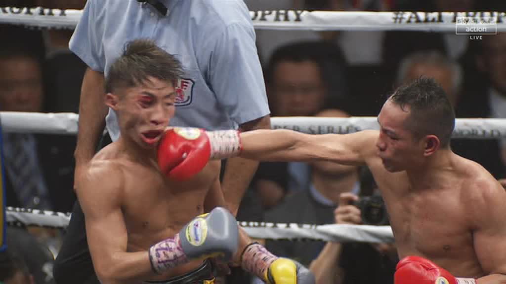  Donaire caught Inoue with a huge straight right flush on the chin in the ninth round