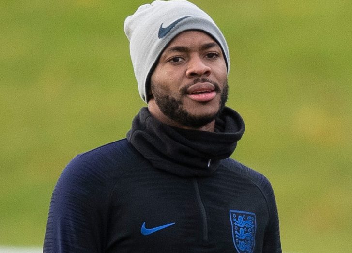  Sterling and Gomez clashed in England training after the Liverpool vs City game