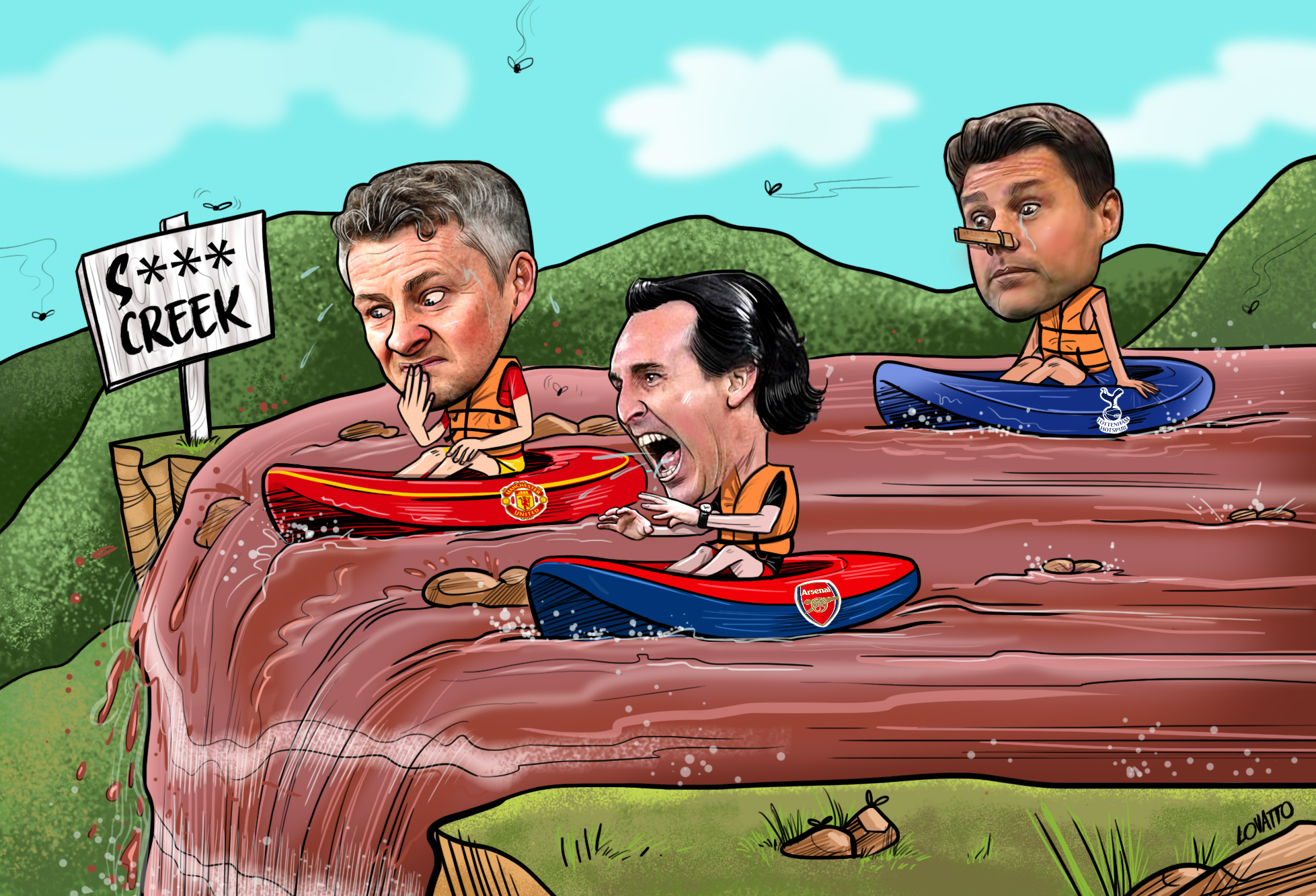  Solsjkaer, Emery and Pochettino are up the creek without a paddle