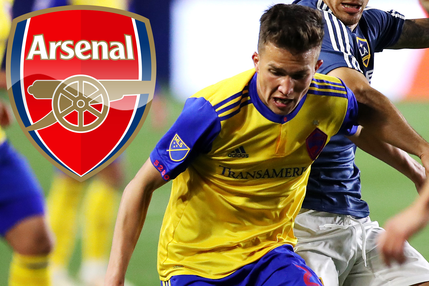  Arsenal have handed a one-week trial to MLS wonderkid Cole Bassett