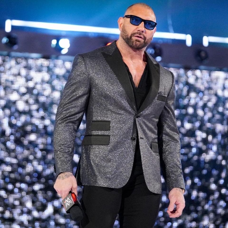  WWE legend Dave Bautista will be inducted into the Hall of Fame at WrestleMania 36