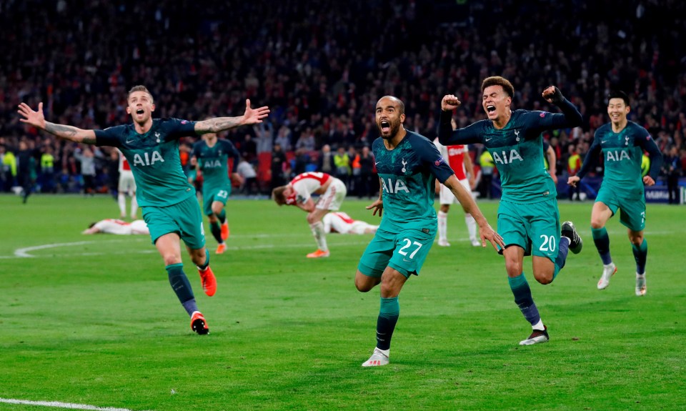  Spurs' thrilling win over Ajax in 2019 gets a vote for Match of the Decade