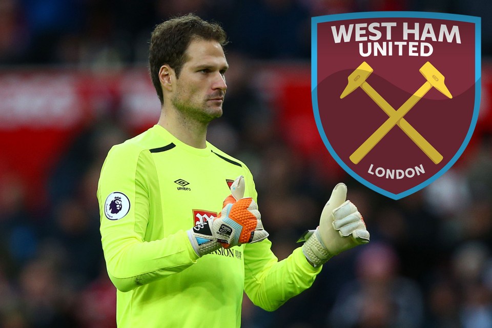  West Ham could turn to Asmir Begovic as they seek to replace calamity keeper Roberto