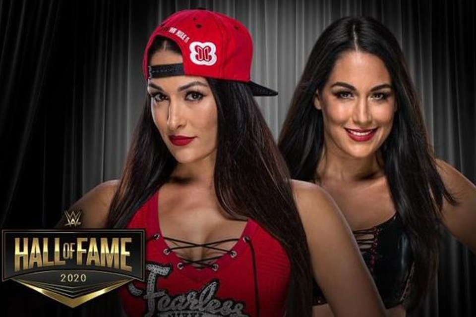  Nikki Bella and twin sister Brie are the latest inductees into the WWE Hall of Fame