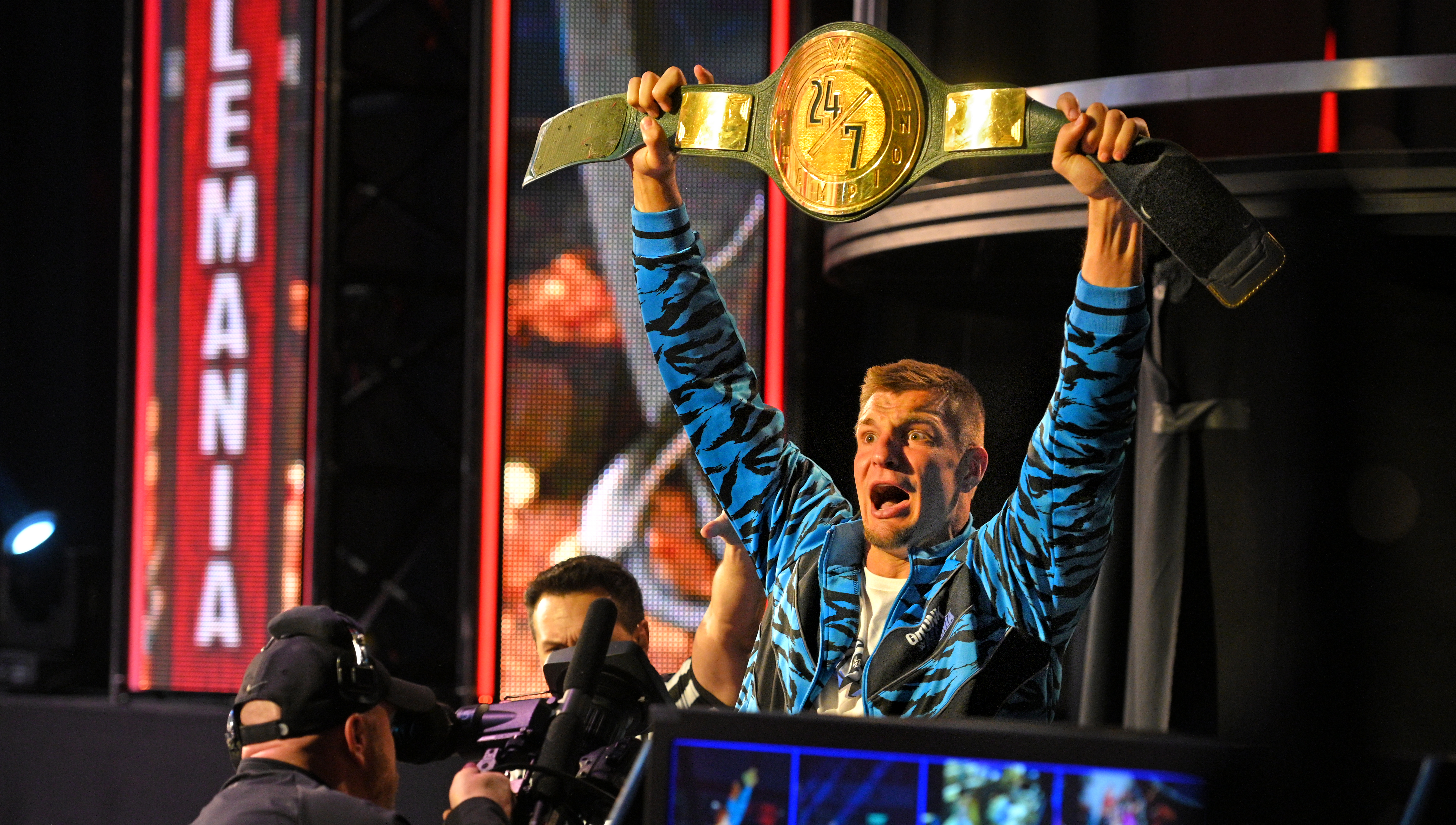  WWE have released Rob Gronkowski after he dropped the 24/7 Championship to R-Truth