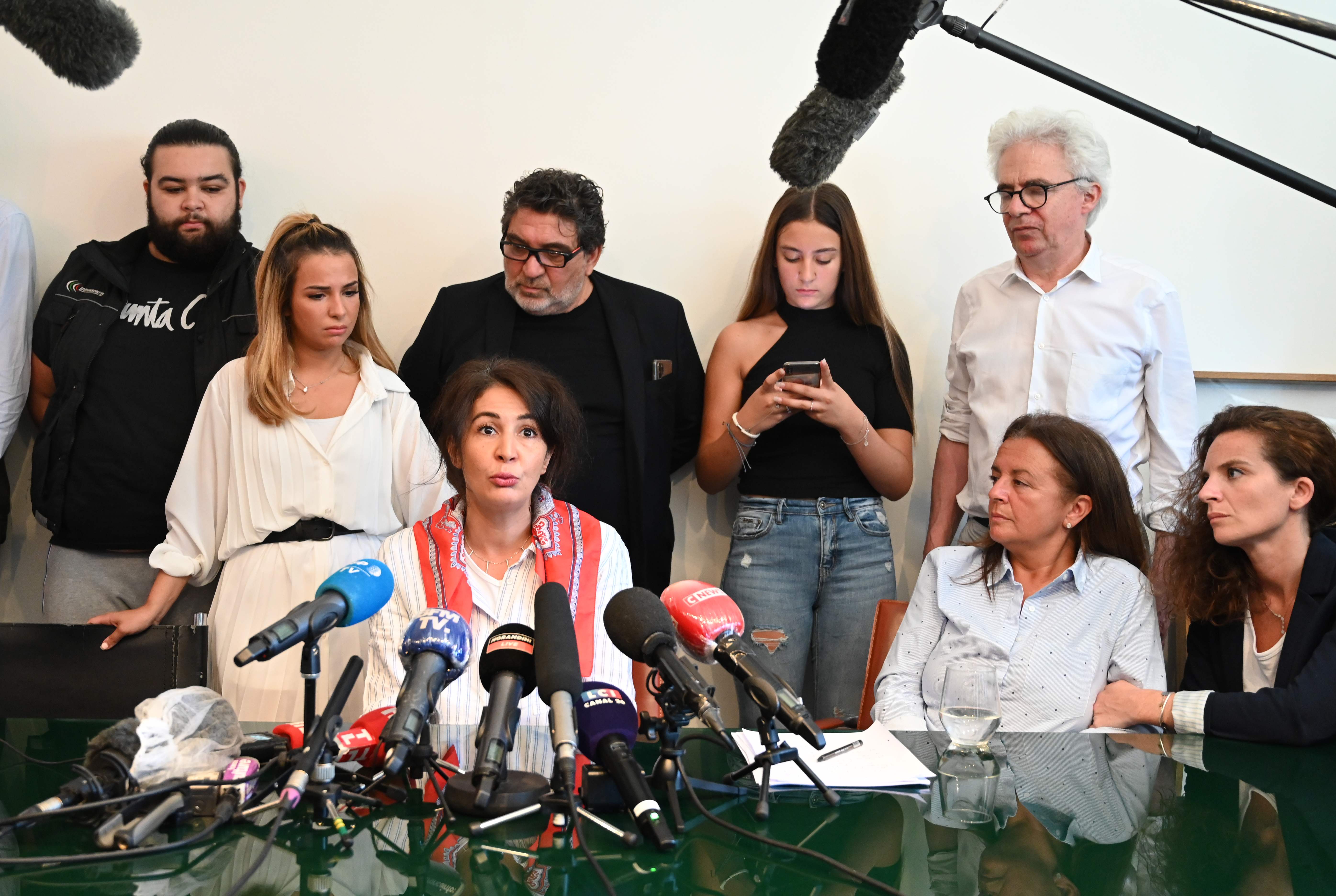 Cedric's family called for chokeholds to be banned in France at a press conference today