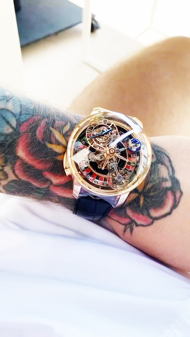  McGregor was gifted a £500,000 'Casino' watch for his birthday