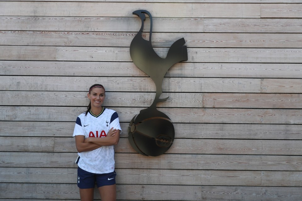 USA World Cup winner Alex Morgan signed for Tottenham Women on a short-term deal