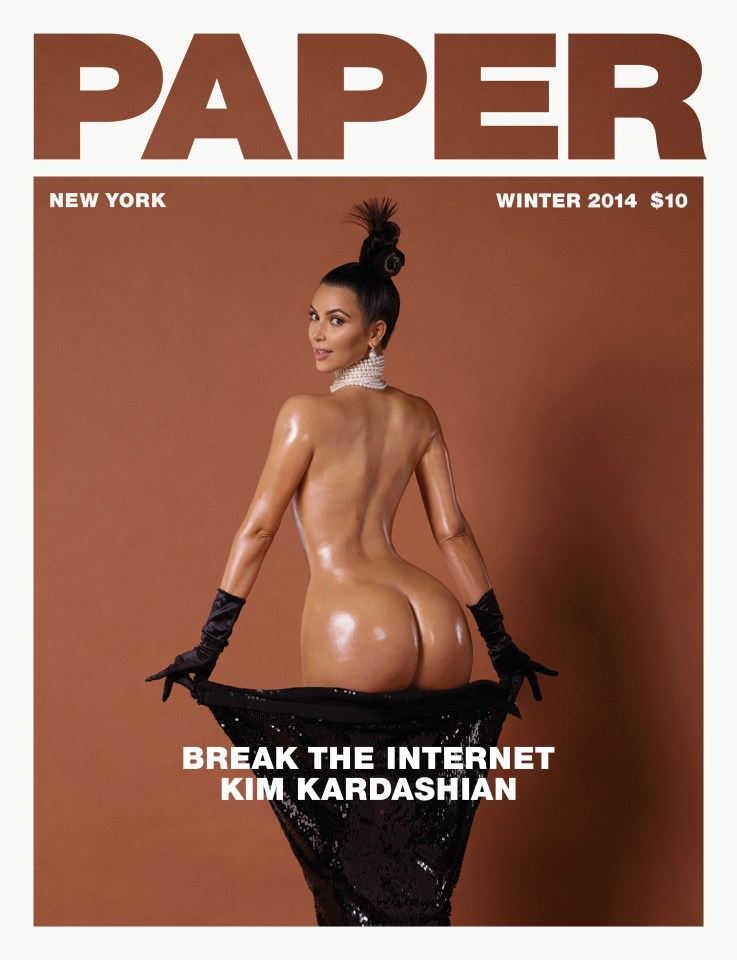 Kim's Paper cover became one of the most iconic cover shoots of the new millenium