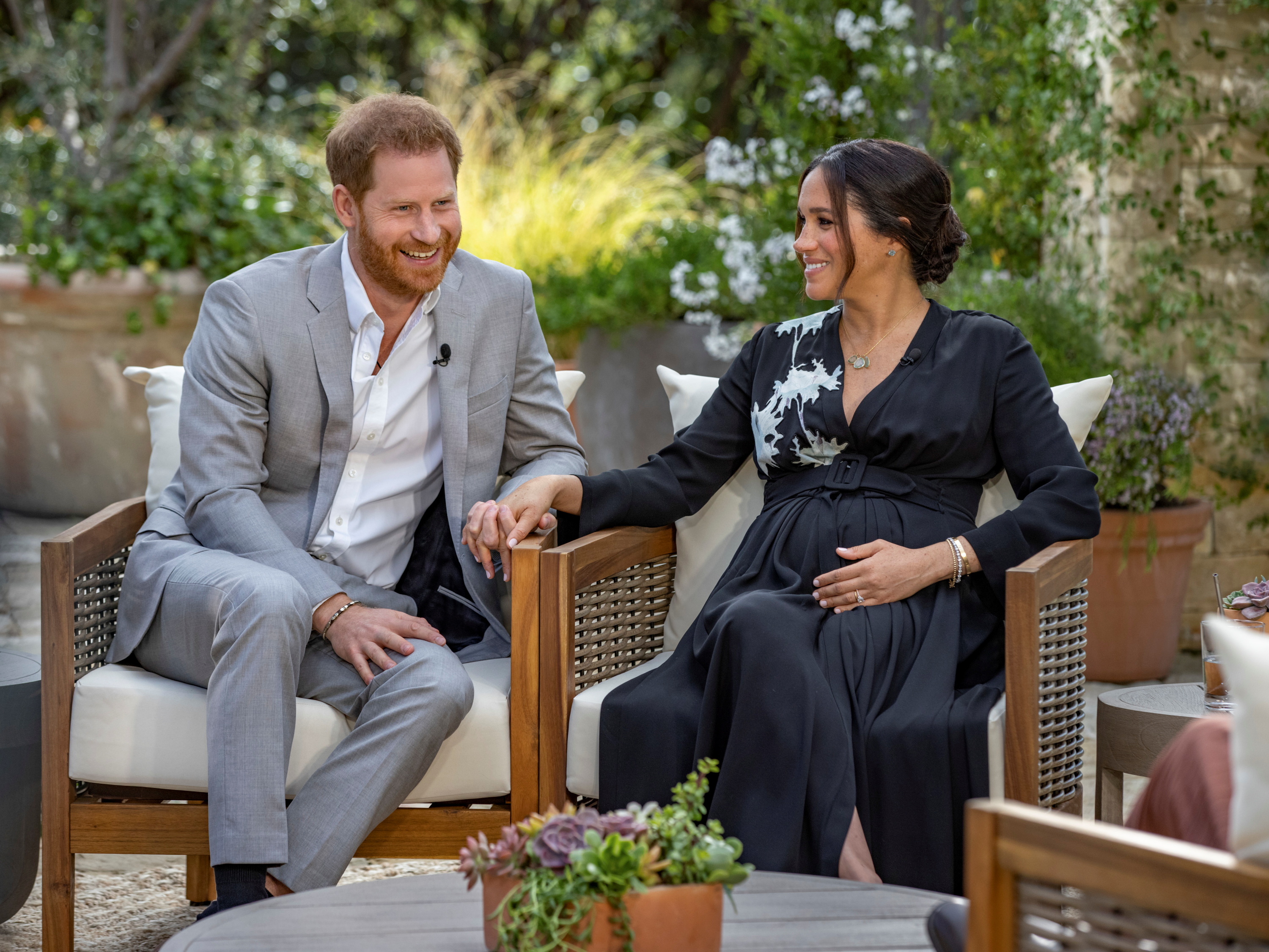 Meghan had stunned the world by telling Oprah they wed three days before the Windsor Castle ceremony