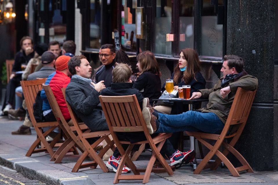 15,000 boozers — 40 per cent of the total in England — will re-open tomorrow for outside drinking