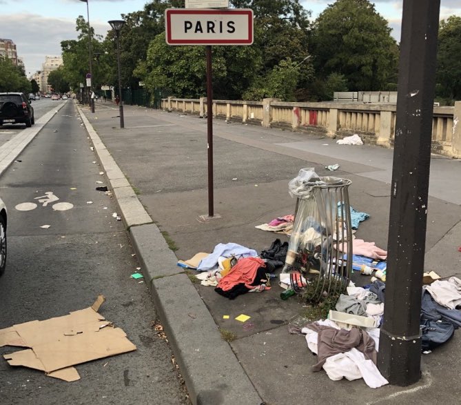 Paris City Council officials claim that a reduction of employed street cleaners are to blame