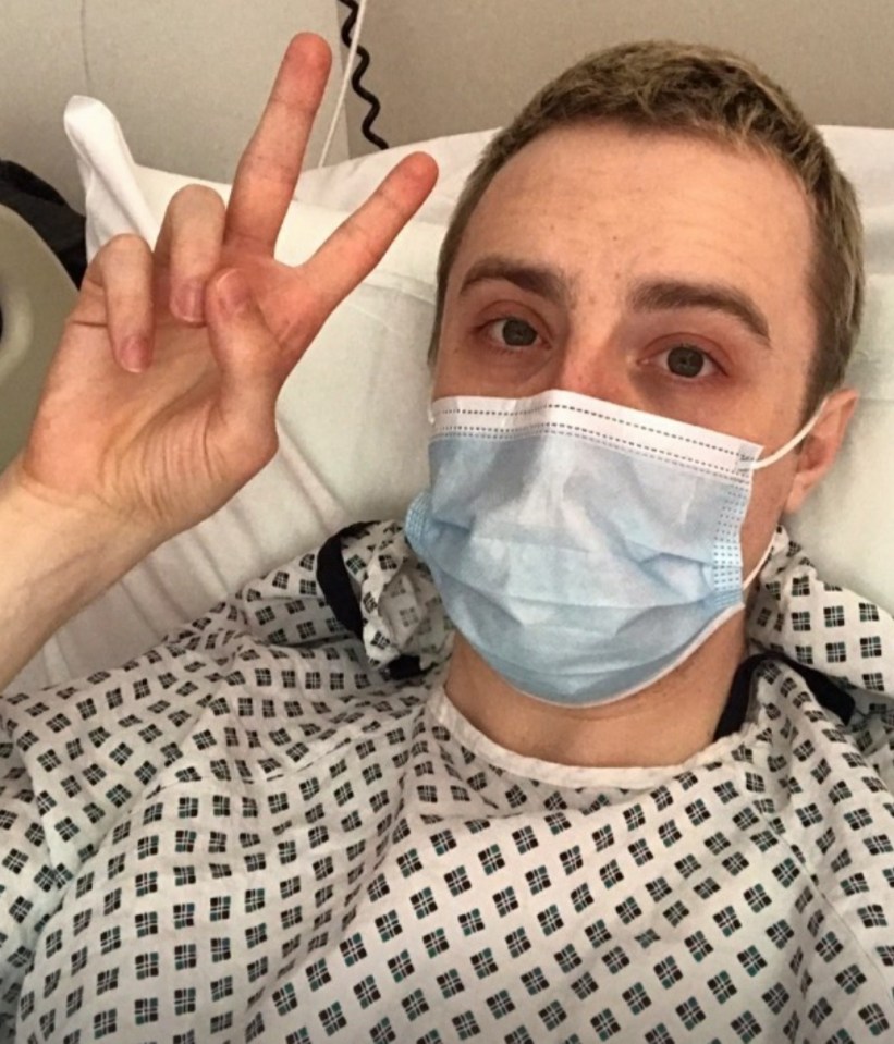 Jedward star Edward Grimes posted messages to his fans from his hospital bed