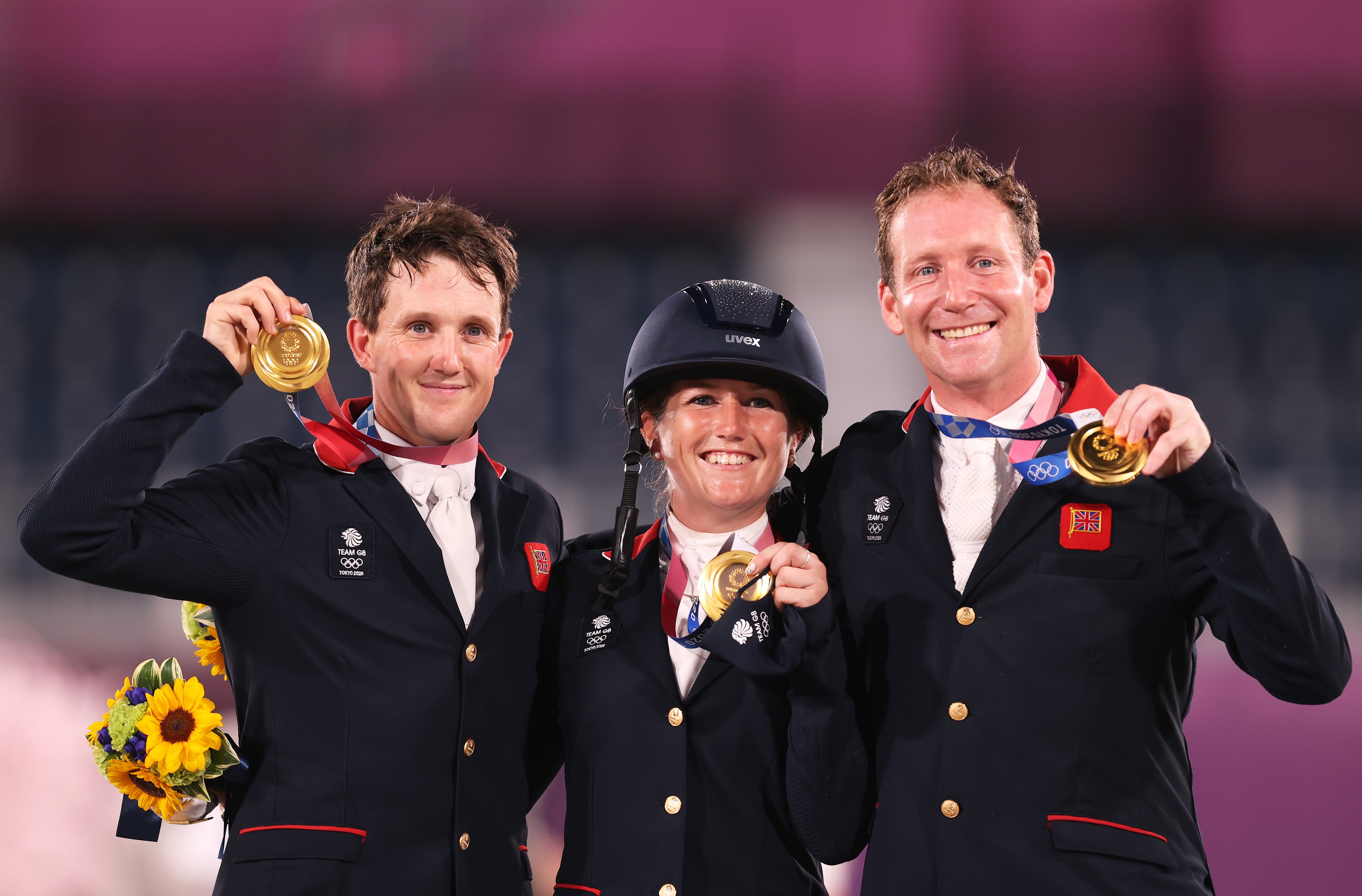 Tom McEwen, Laura Collett and Oliver Townend won the team eventing for the first time since 1972