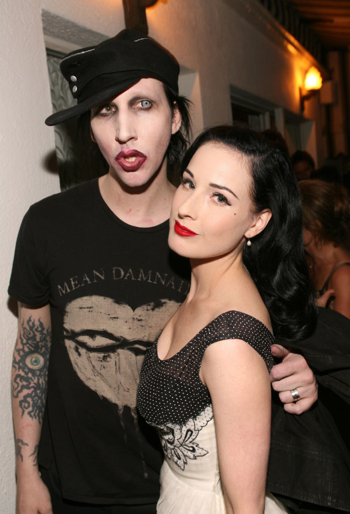 Dita was in a seven-year relationship with rocker Marilyn Manson