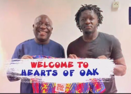 The Champions League winner came out of retirement to join Hearts of Oak in Ghana last year