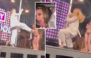 Adele 'storms stage' at London nightclub Heaven and drives crowd wild POLE dancing