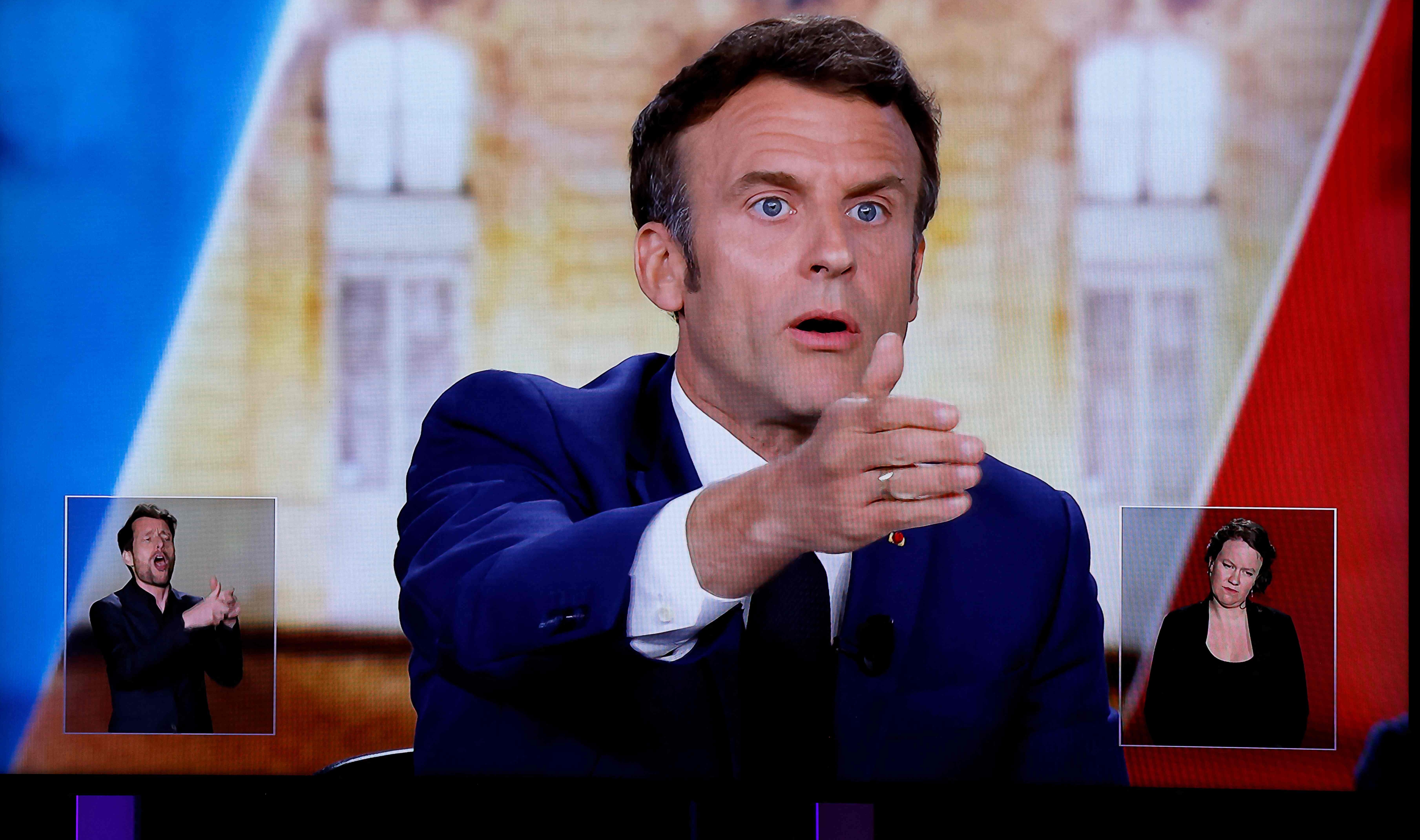 French President Emmanuel Macron said the move could cause a 'civil war'