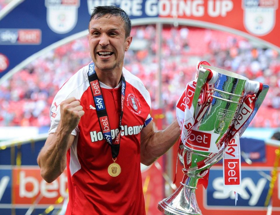 Rotherham captain Richard Wood was a hero at Wembley four years ago