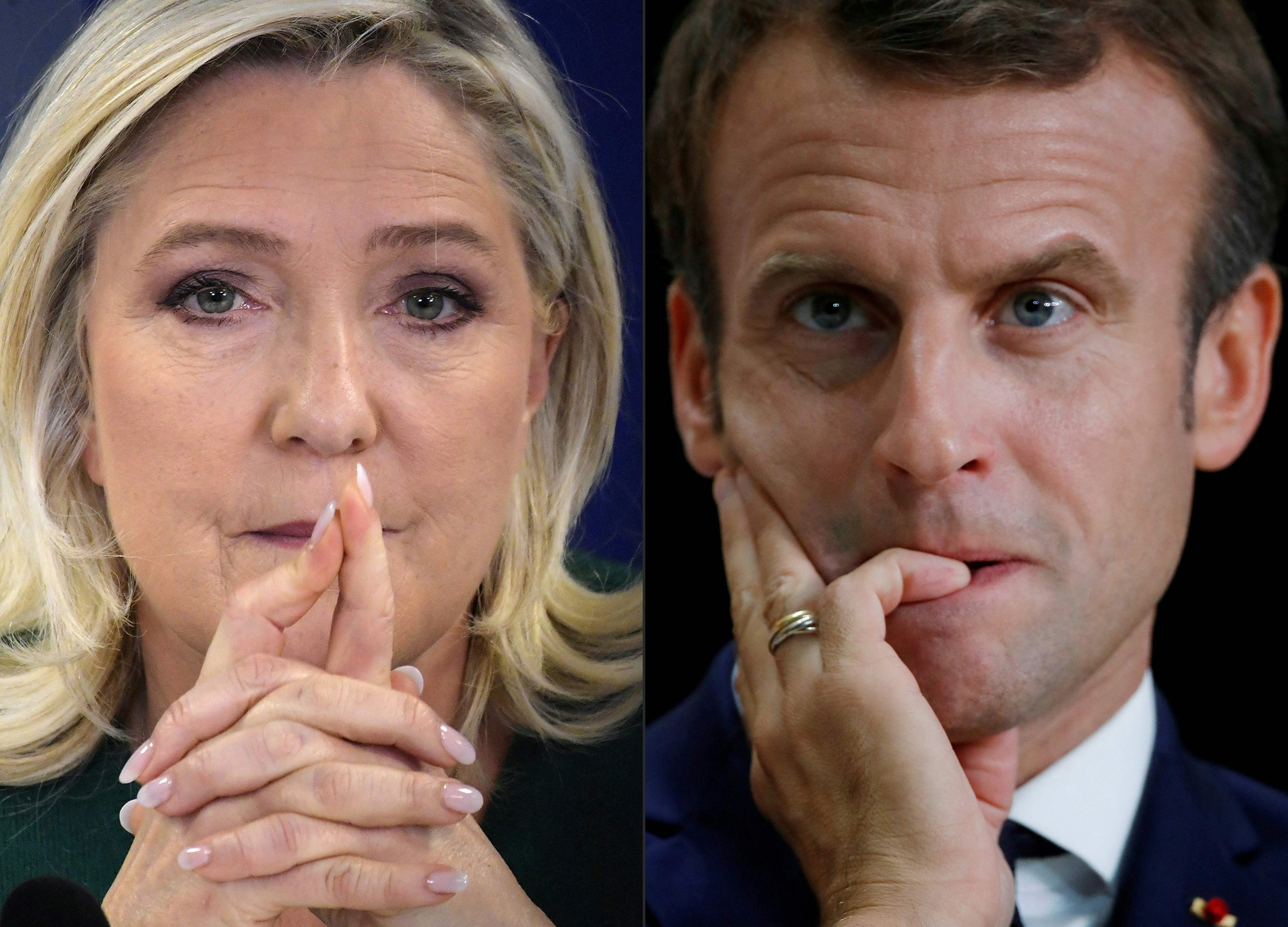 Emmanuel Macron and Marine Le Pen are contesting the French election