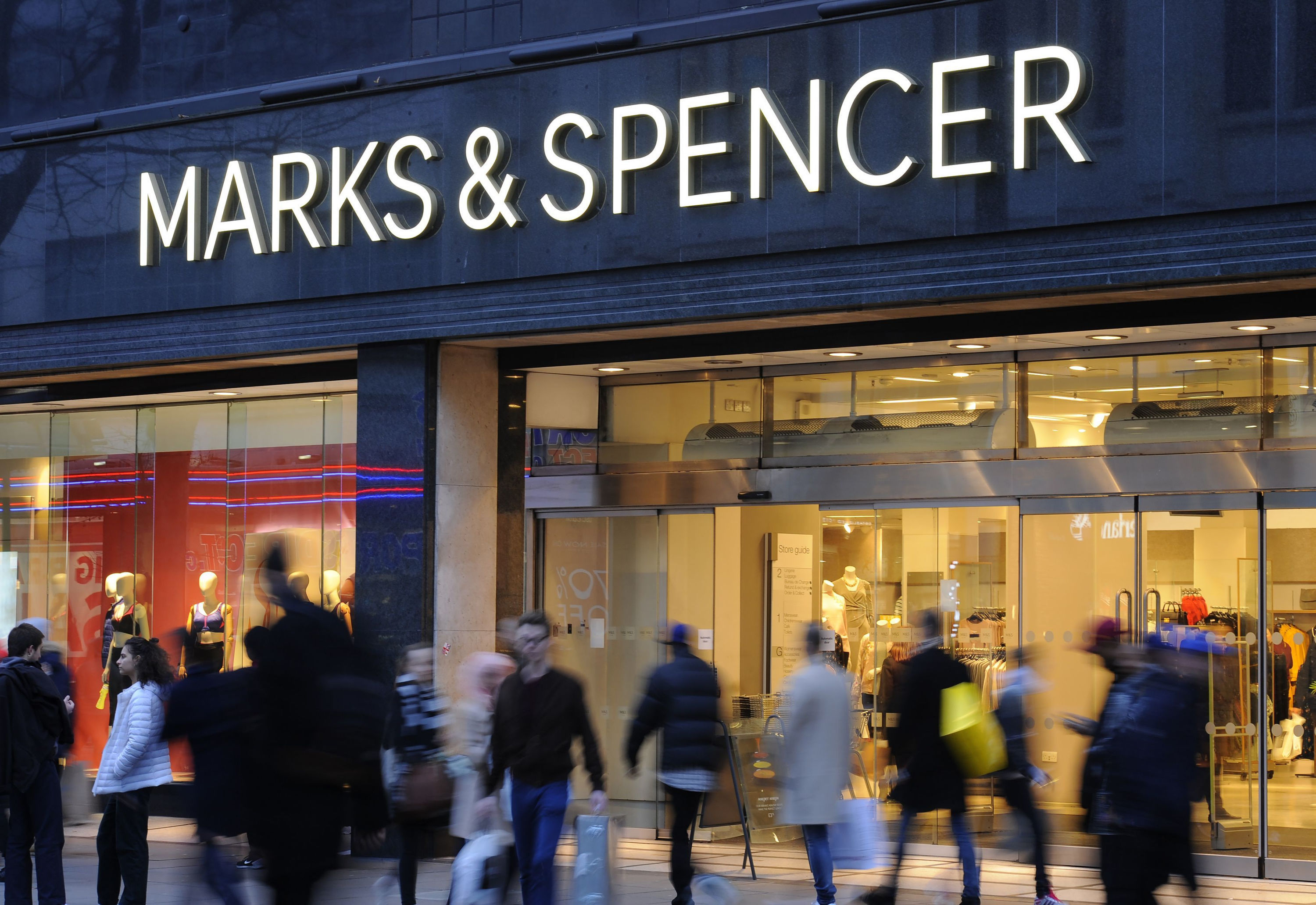 Marks and Spencer will close 67 stores over the next five years