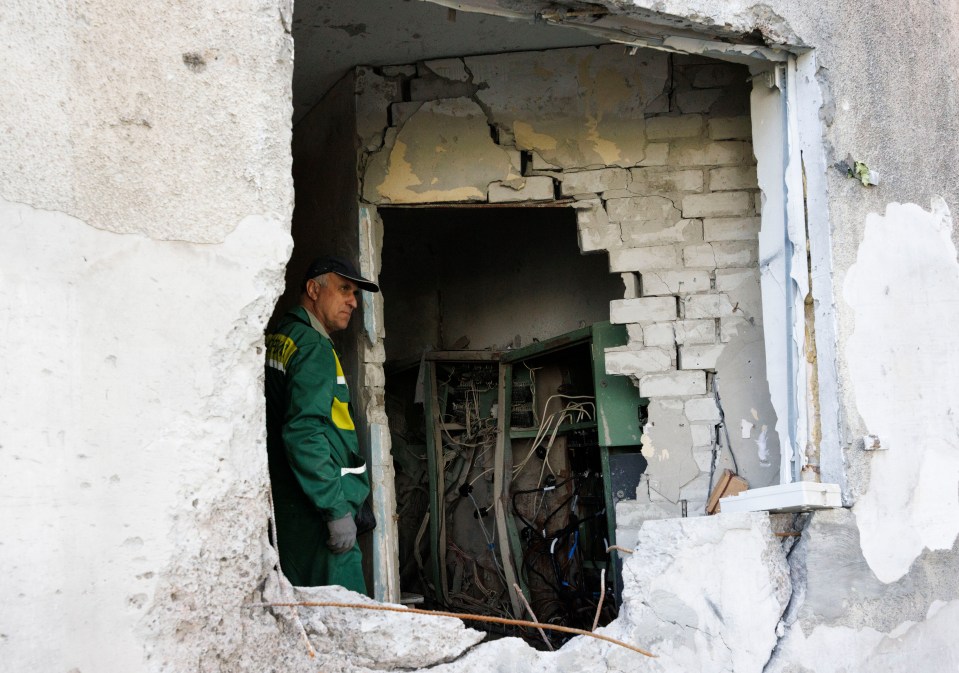 The devastated Northern Saltivka area of Kharkiv which saw heaving fighting