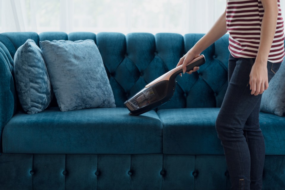 Cleaning a fabric sofa can be a quick and easy task