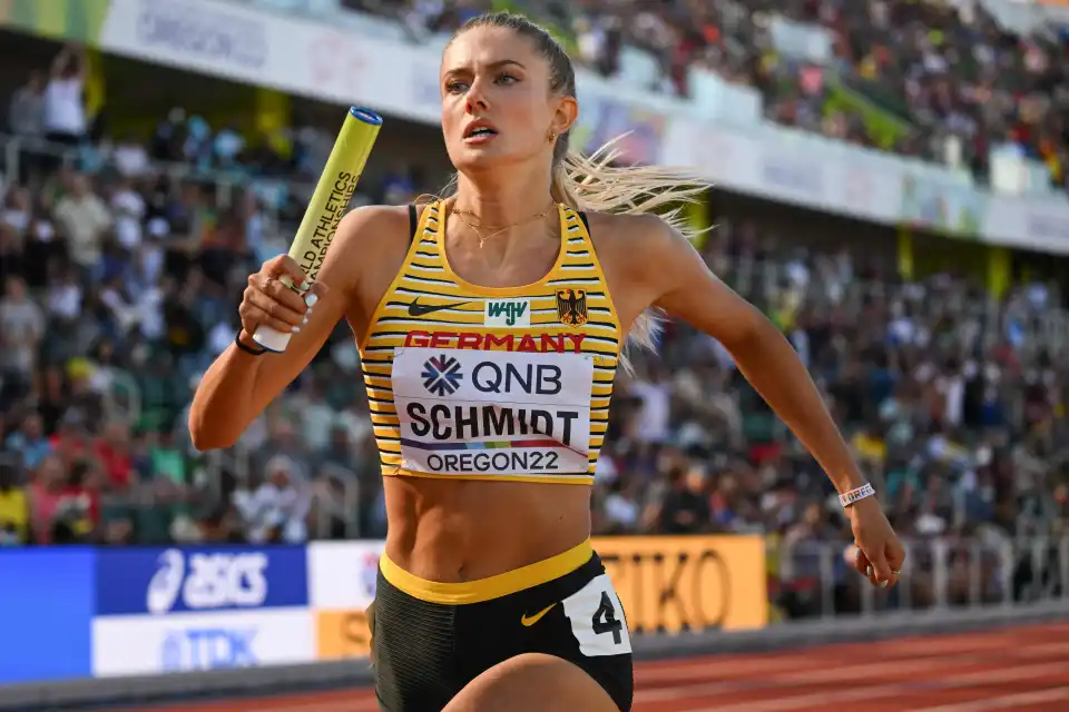 Schmidt and her German colleagues finished 5th at the women's 4X400m relay at the European Championships