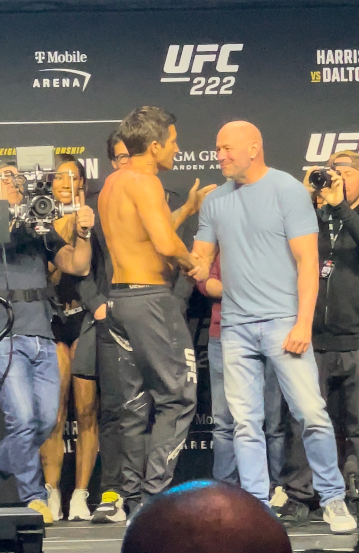 Gyllenhaal even shook hands with UFC president Dana White