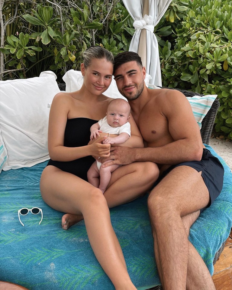 Molly and Tommy recently returned from a holiday with baby Bambi