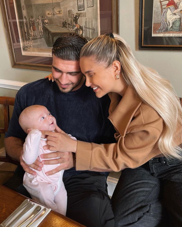 Bambi is her first child with boxer Tommy Fury who she met on Love Island