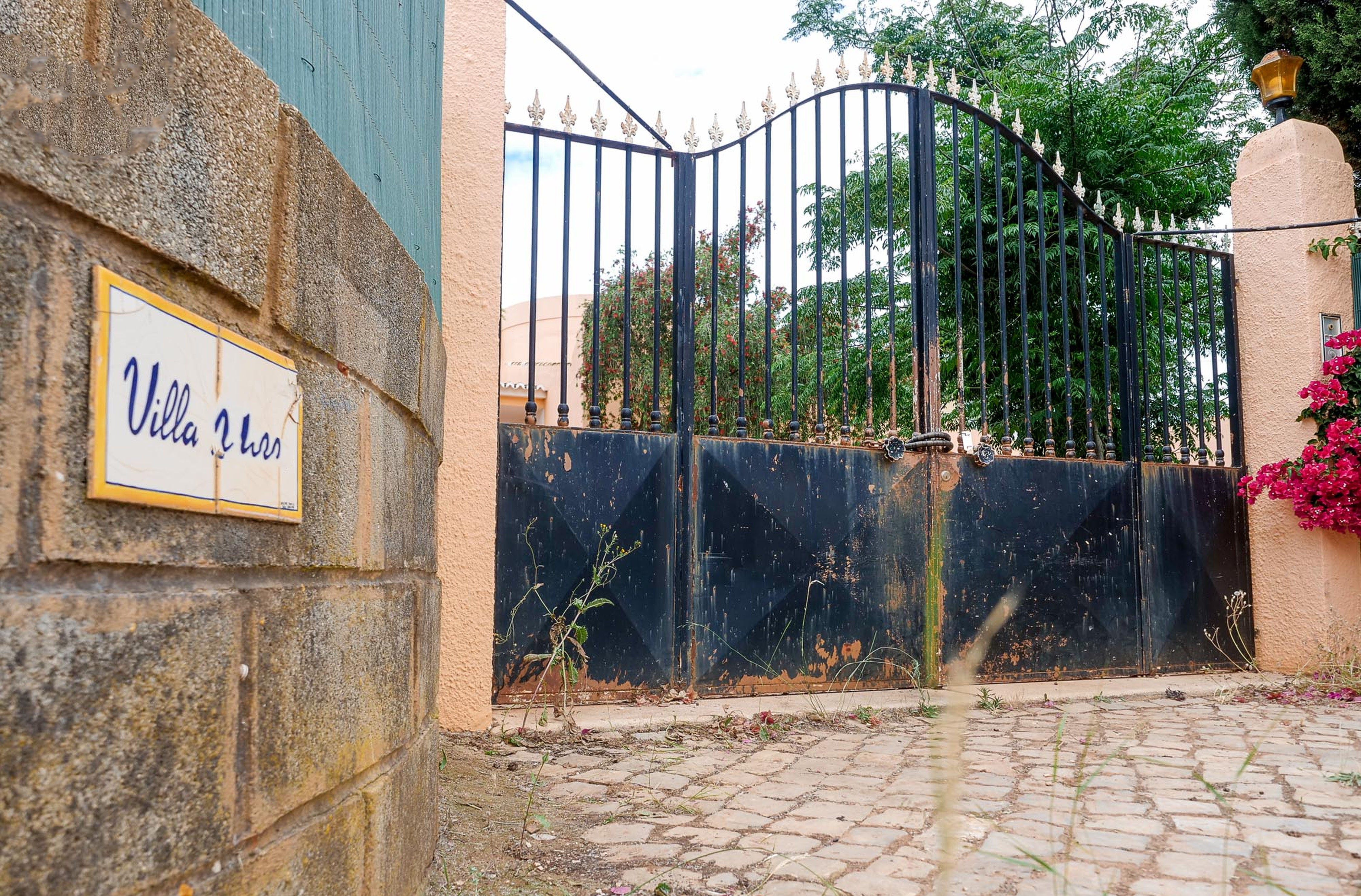 The secluded villa where Christian B lived in the rural village of Foral