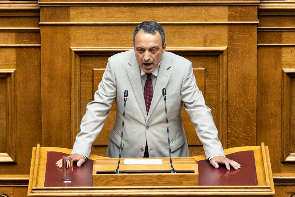 Vassilis Stigas, leader of Greece's Spartans party