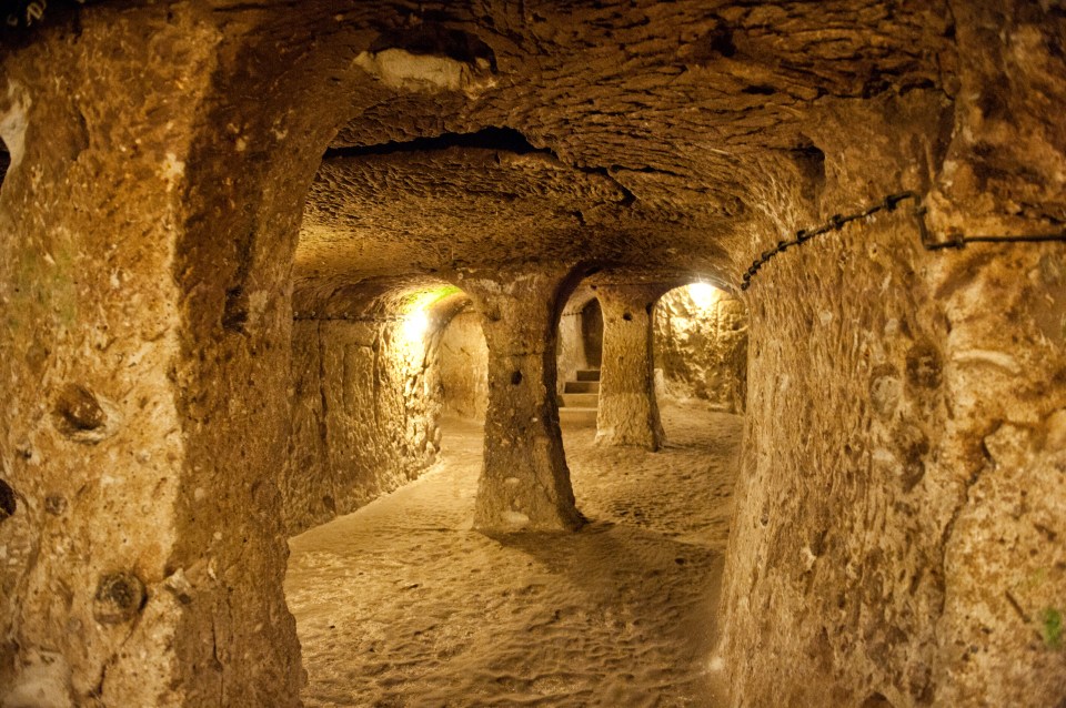 The homeowner discovered one of the entrances to the ancient underground city of Derinkuyu