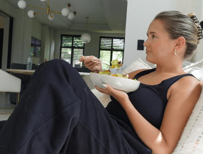 The mum-of-one recently gave her fans an insight into what she eats