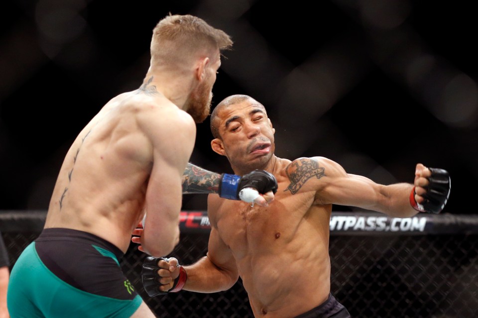 McGregor knocked out Jose Aldo in 13 seconds